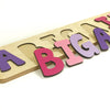 Pink and Purple Name Puzzle