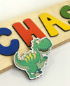 Wooden Dinosaur Name Puzzle