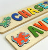 Wooden Dinosaur Name Puzzle