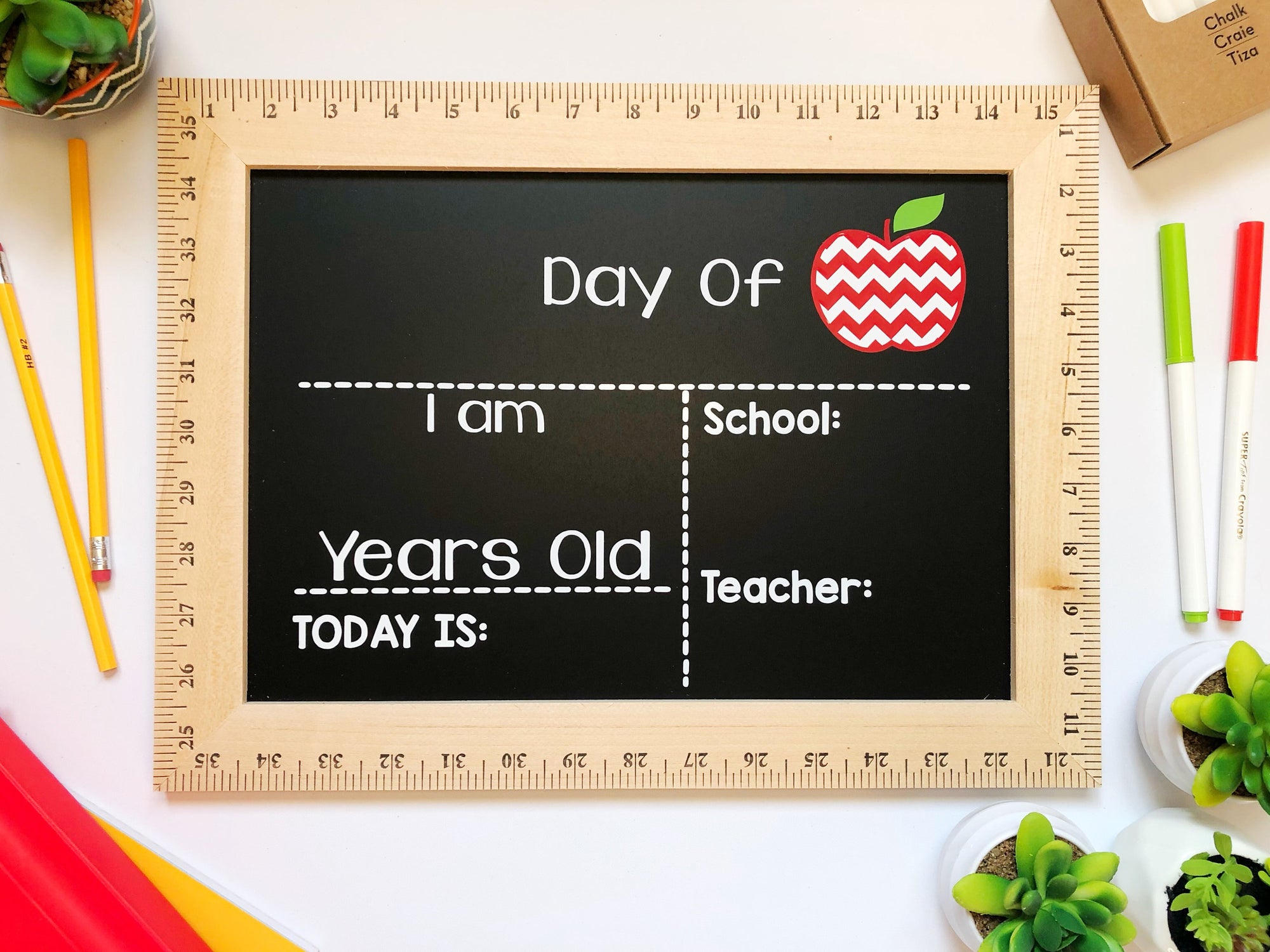 First Day of School Chalkboard, First Day of Preschool Sign, First Day of Kindergarten Sign, Back to School, First Day Chalkboard, Preschool