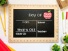 First Day of School Sign, First Day of School Chalkboard, Reusable Sign, First Day of Kindergarten, First Day of Preschool