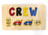 Race Car Wooden Name Puzzle