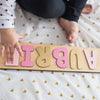 Name Puzzle with Heart and Crown