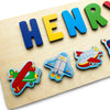 Airplane Wooden Name Puzzle