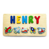 Airplane Wooden Name Puzzle