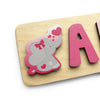 Elephant Name Puzzle in Pink or Blue