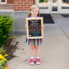 First Day of School Chalkboard Sign with Ruler Frame