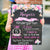 First Day of School Chalkboard,  Real Reusable First Day of School Sign for Girl, Kindergarten, Preschool, Pink Floral Flowers