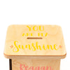You Are My Sunshine Piggy Bank, Nursery Decor, New Baby Gift, Coin Bank